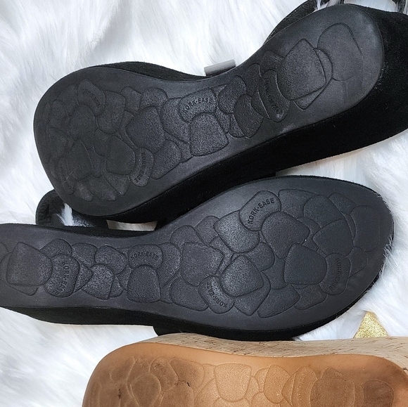 Korkease - Black Wedge Summer Sandal - Picture 5 of 5